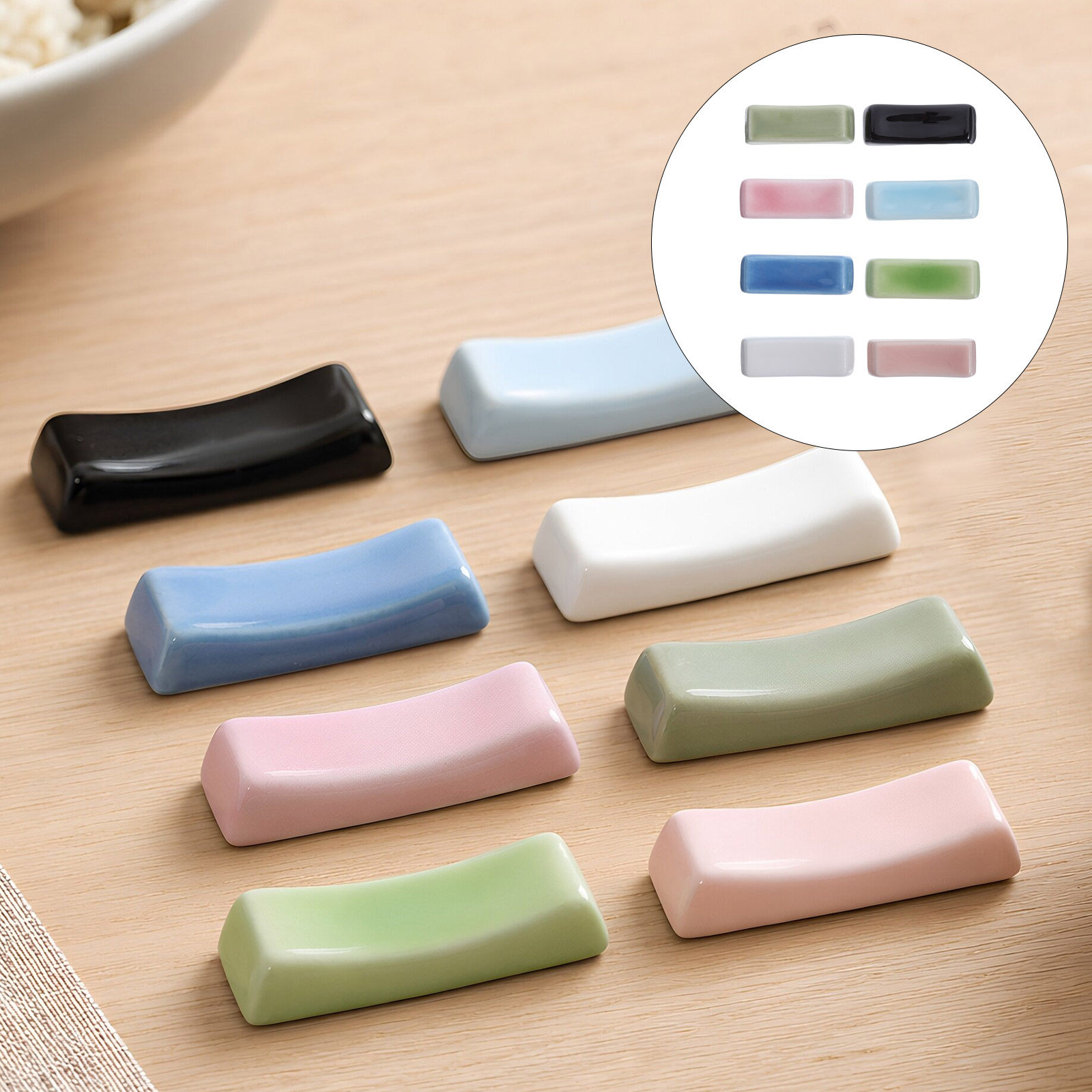 8 Buah Penyangga Sumpit Kerami - Chopstick Rest Ceramic ulasan dan harga