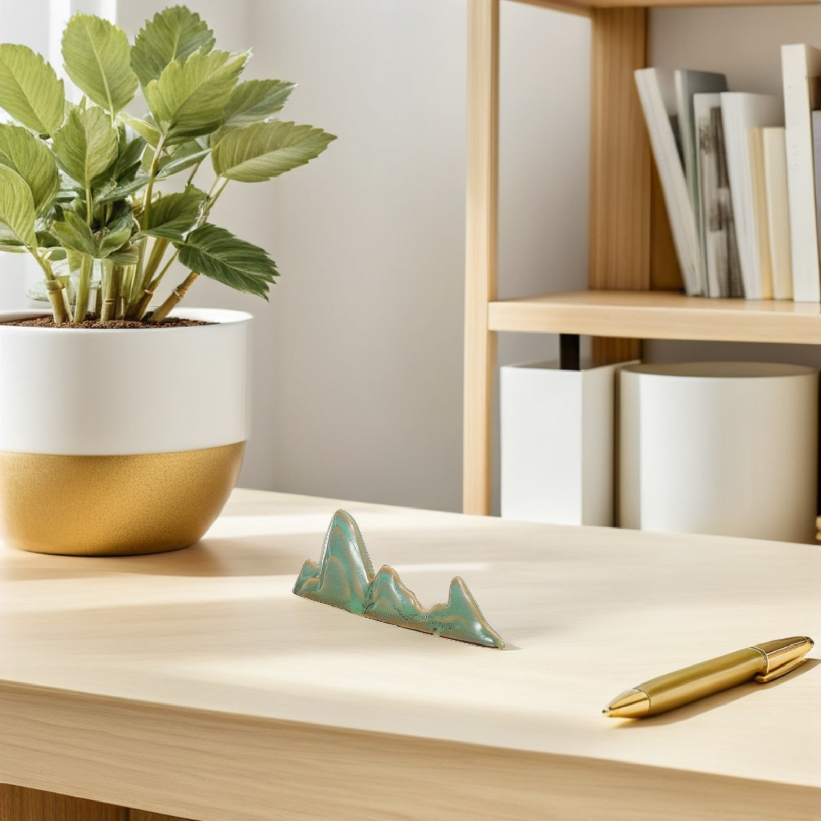 Tempat Kuas Keramik Desain Gun - Chopstick Rest Ceramic ulasan dan harga