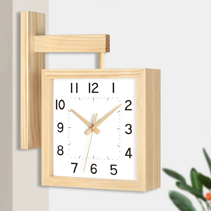 Jam Dinding Kayu Dua Sisi, Jam - Japanese Lifestyle Japanese ulasan dan harga