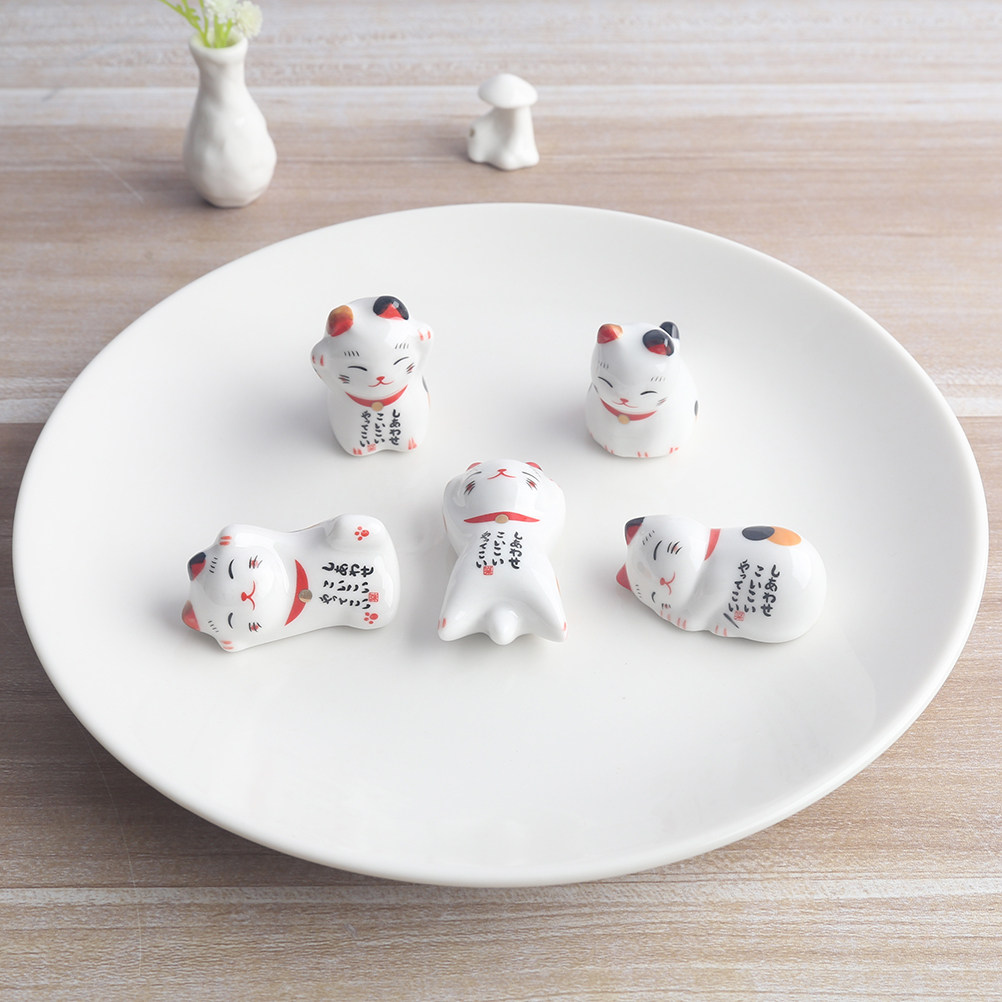 6Pcs Penyangga Sumpit Keramik  - Chopstick Rest Ceramic ulasan dan harga
